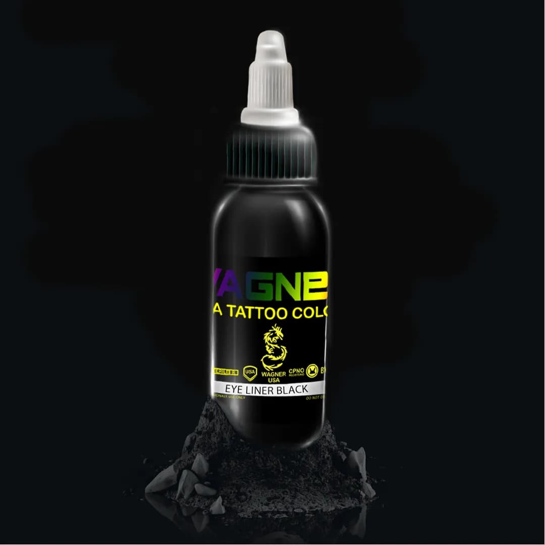 رنگ تتو وگنر مدل EYE LINER BLACK