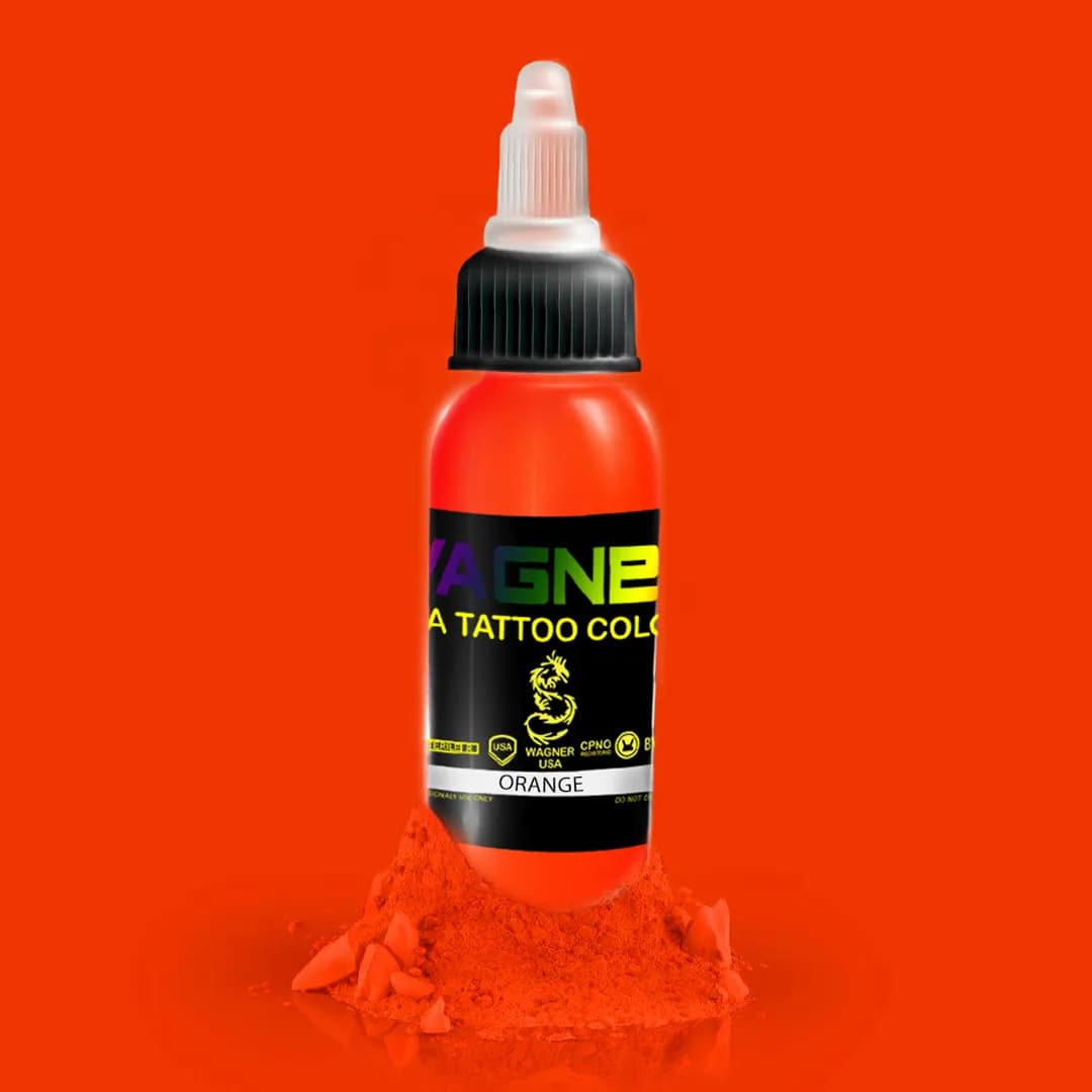 رنگ تتو وگنر مدل ORANGE
